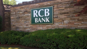 RCB Bank sign at Ponca location