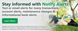RCB Bank Notify Alerts