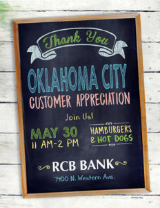 Oklahoma City customer appreciation