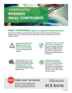 business email compromise information