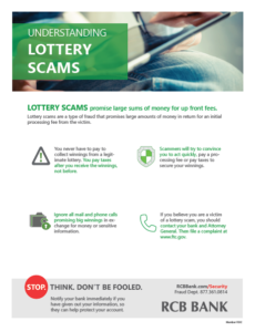 lottery scam information