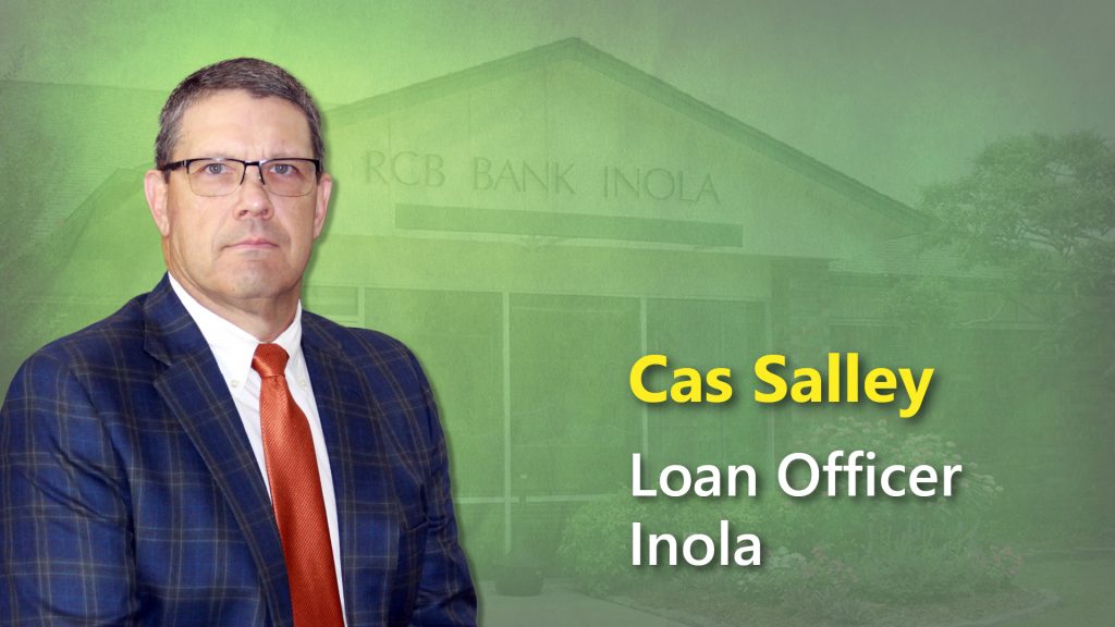 Cas Salley joins RCB Bank as Loan Officer
