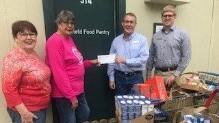 RCB Bank Winfield Thanksgiving Donation 2022