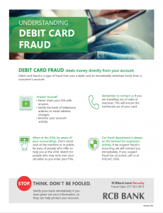 Debit Card Fraud - RCB Bank Security Center