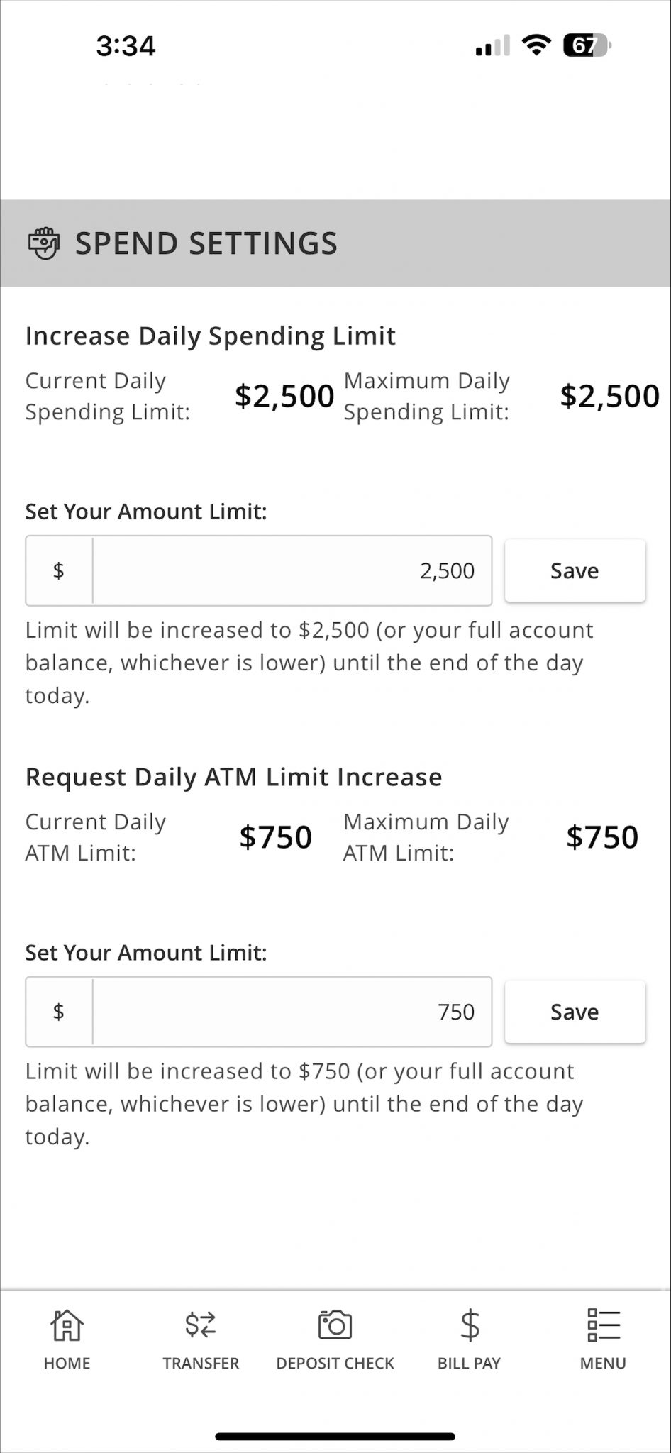 7 Spend Settings RCB Bank balance-sheet