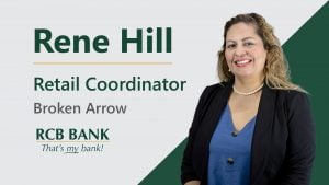 RCB Bank Retail Coordinator Rene Hill