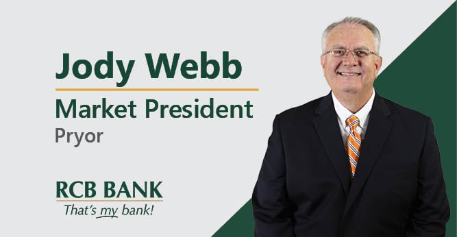 RCB Bank Pryor Market President Jody Webb