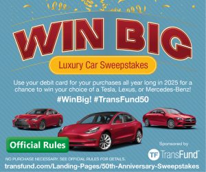 2025 Transfund Car Giveaway