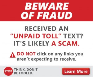 Beware of toll fraud text scams