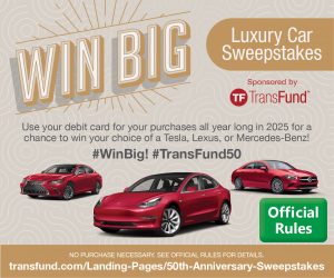 2025 Transfund Sweepstakes