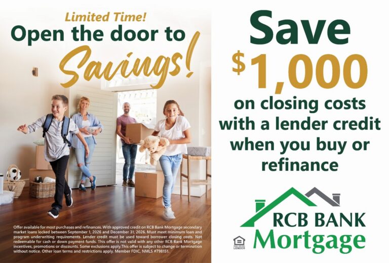 RCB Bank 2026 Mortgage Promotion