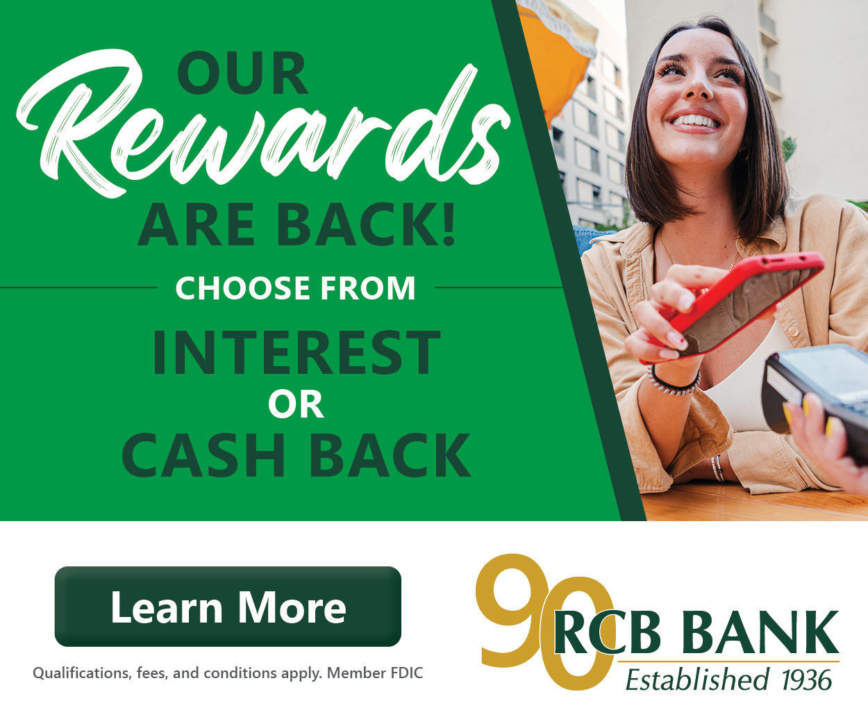 RCB Bank Rewards Checking