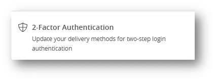 2-Factor Authentication step