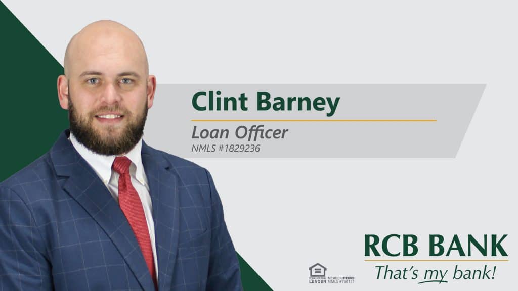 Clint Barney RCB Bank Loan Officer