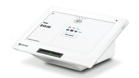 Clover Mini™ Full-scale POS functionality in a sleek and compact device.