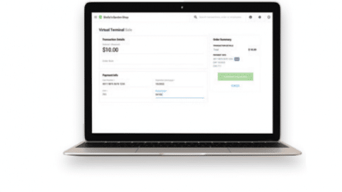 Clover Virtual Terminal™ that takes payments securely by keying in card information in a web browser or invoices customers to let them pay online