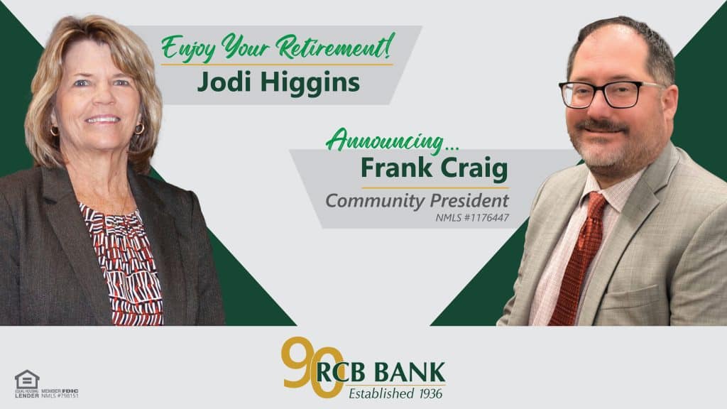 RCB Bank announces Frank Craig as new Community President of Hutchinson